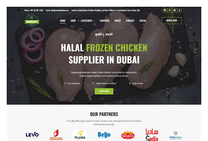 create a responsive wordpress website with SEO for local businesses